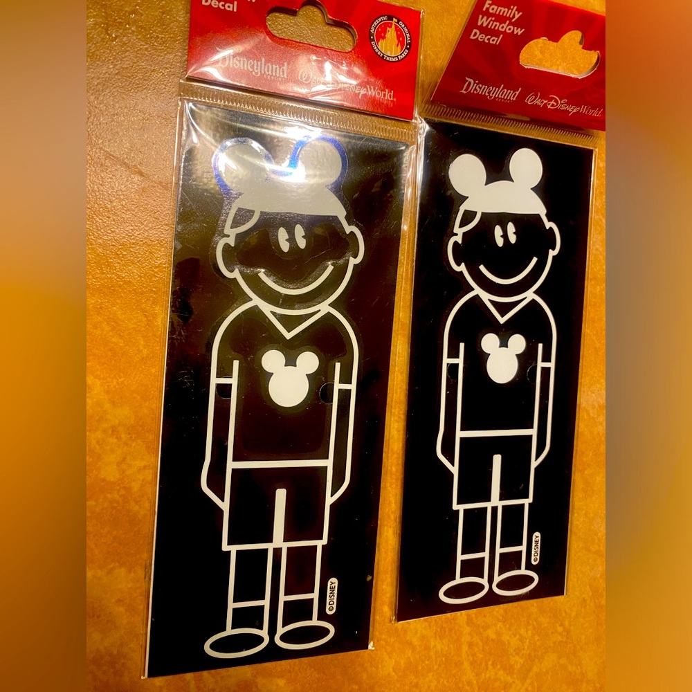 Disneyland Walt Disney World Decal 2 Dads Mickey Ears Car Decal